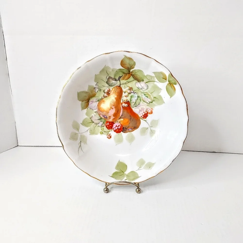 Gold Castle Porcelain pear bowl.